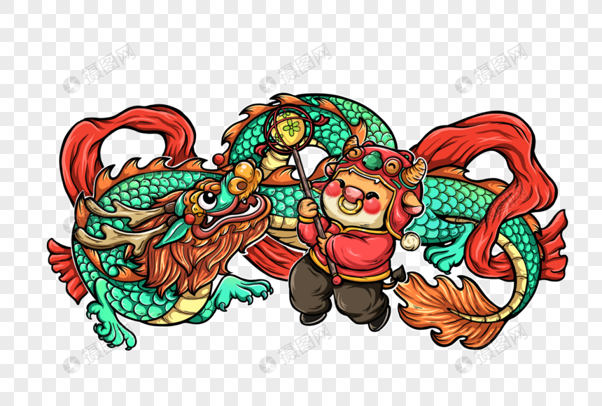 牛年舞龙