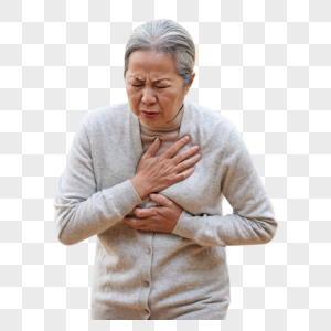 老奶奶突发胸口疼痛疾病图片