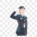 女警察图片