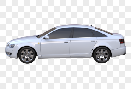 轿车3D模型图片素材