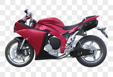 摩托车3D模型高清图片