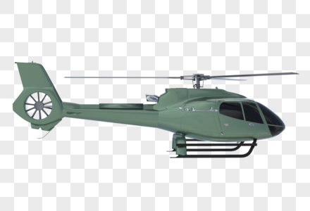 直升机3D模型高清图片