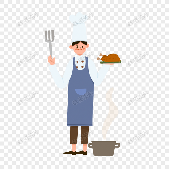 做饭的厨师图片
