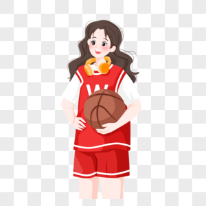 篮球女孩女生篮球高清图片