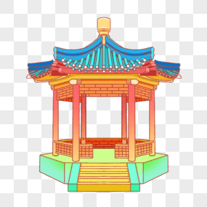 中国古代建筑古亭图片