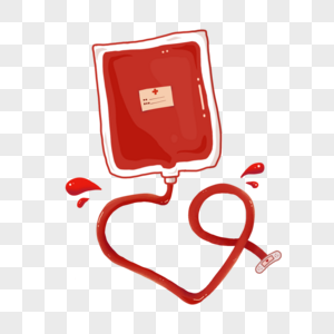 世界献血者日输血袋图片