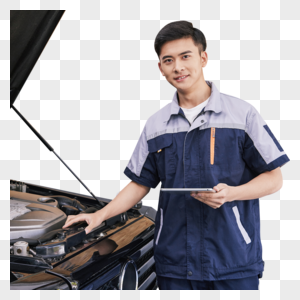 汽车修理工人服务形象图片
