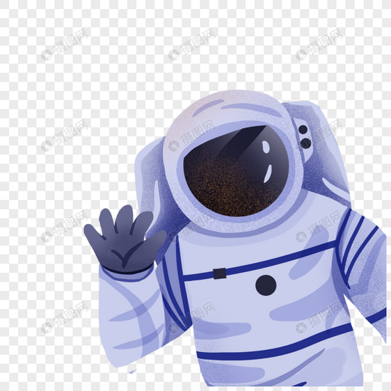 打招呼的宇航员图片