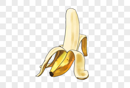 手绘水果生鲜香蕉食物美食元素图片