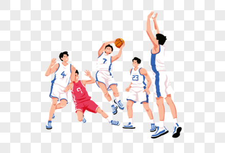 篮球比赛运动打球高清图片