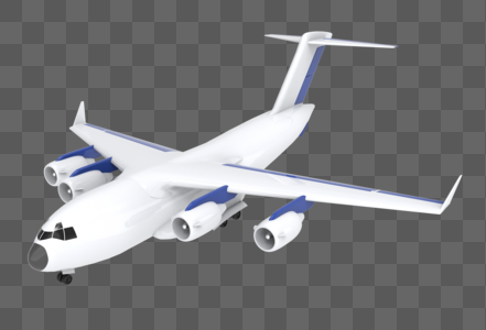 客机3d模型图片