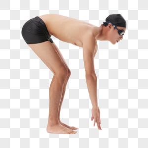 游泳跳水运动员形象图片