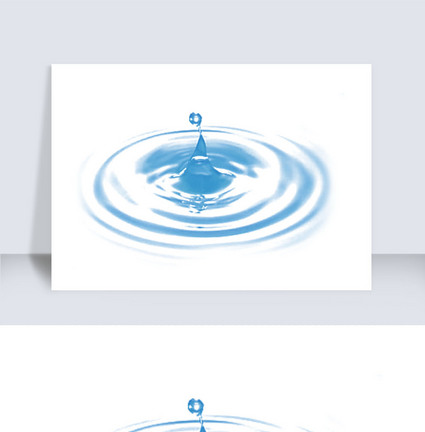 写实蓝色水纹图片