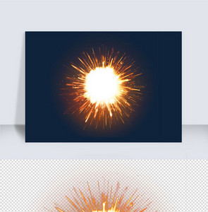 高清写实爆炸火焰特效免抠元素图片