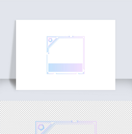 渐变可视化科技感边框（三）图片