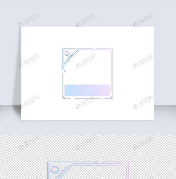 渐变可视化科技感边框（三）图片