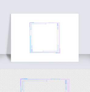 渐变可视化科技感边框（七）图片