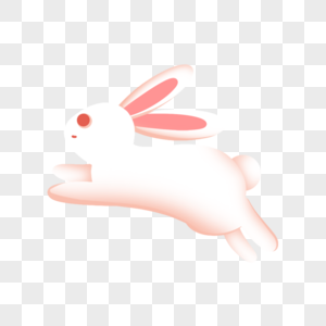 奔跑的玉兔奔跑玉兔高清图片