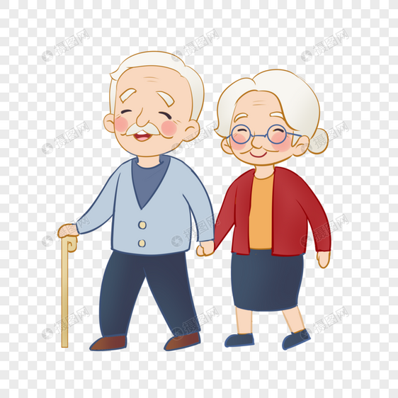 重阳节老年人散步健身图片