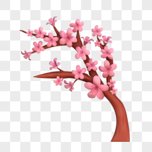 桃树3d模型图片