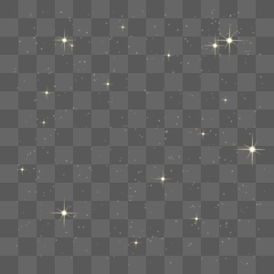 白色颗粒四角星光效边框图片