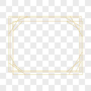 矢量金框png免费下载图片