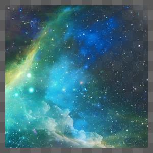 蓝色梦幻的星空夜空宇宙银河图片