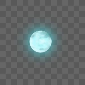 发光的月亮图片