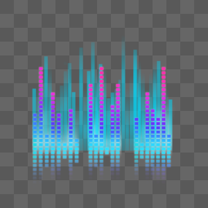 声波均衡器音乐光效渐变波谱摇摆高清图片