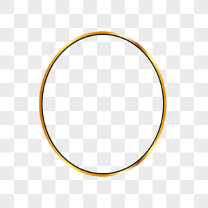 金椭圆形框架梯度图片