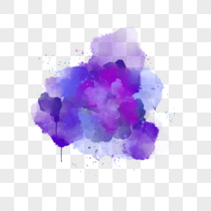 紫色背景水彩纹理质感墨迹图片