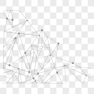 矢量立体几何三角连接关系高清图片