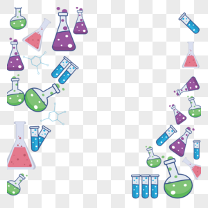 丰富化学药剂器材边框图片