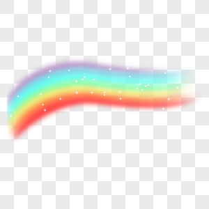 彩虹的光芒图片