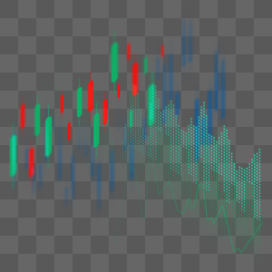 股票市场走势图分析竖线高清图片