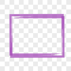 紫色马克笔矩形框高清图片