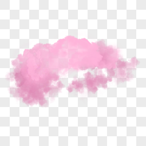 写实粉色云朵图片
