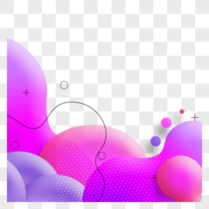 抽象流体紫色sns边框图片