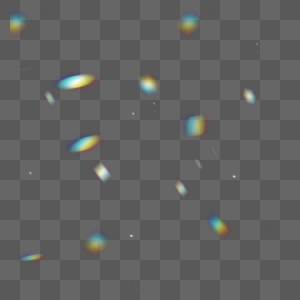 光效创意抽象水晶钻石的彩虹折射图片