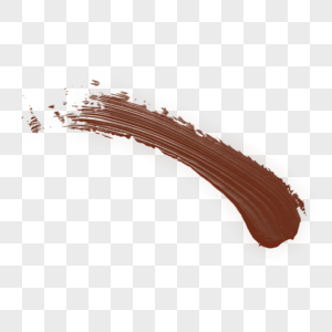 巧克力酱涂抹笔刷痕迹图片