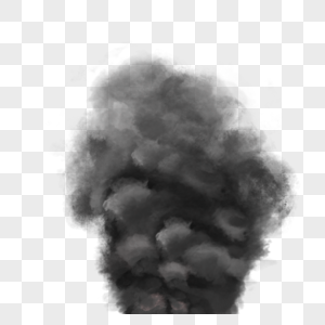 黑色烟雾爆炸火灾图片