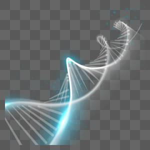 dna分子白色线条光效螺旋图片