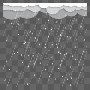 下雨天气线条雨滴图片