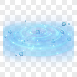 圆形光线水滴水波纹边框图片