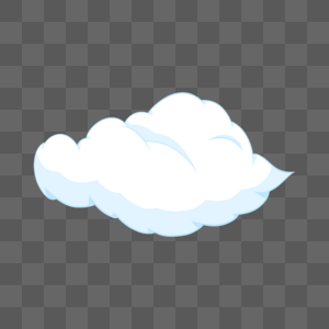 卡通云朵可爱蓬松白云图片