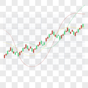 股票k线图上升趋势证券市场绿色红色蜡烛图图片