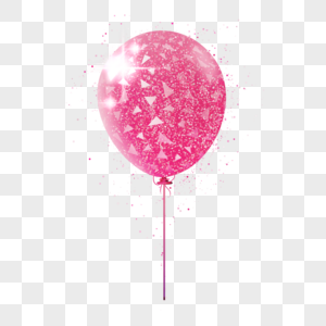 气球粉色闪光抽象花纹图片