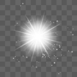 白色星点圆形闪光效果高清图片