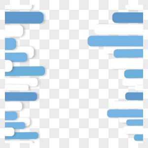 极简线条组合蓝色商务边框图片