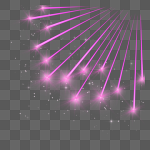 宇宙发光的紫色的透明发光颗粒图片